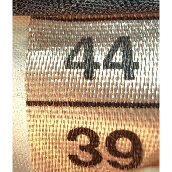 Armani Collezioni 44R  Black Pinstripe‎ Designer Suit Jacket Pants 90's Vintage - Picture 14 of 15